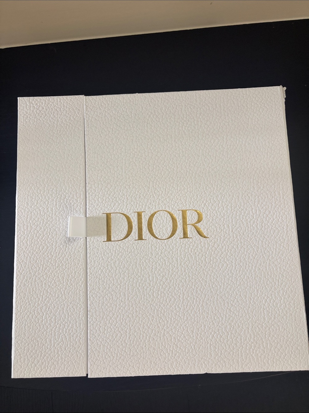 Dior White Box with Gold DIOR Logo